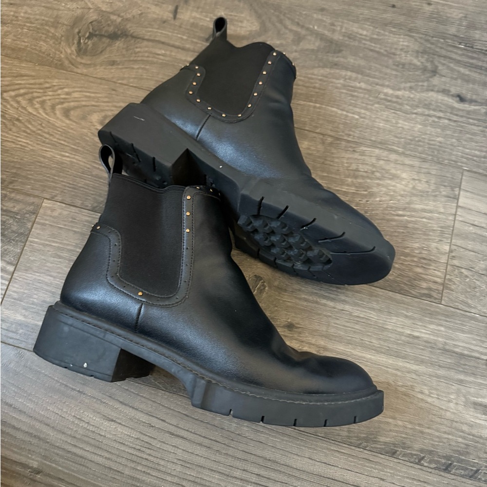 Coach Studded Ankle Boots 6.5